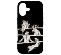 Custodia per iPhone 17 Leggende Cryptid - Mothman, Wendigo, Dogman, Lake Monster