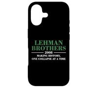 Custodia per iPhone 17 Lehman Brothers 2008 MAKING HISTORY ONE COLLAPSE AT A TIME