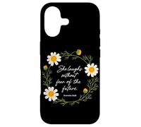 Custodia per iPhone 17 Lei ride senza paura del futuro Proverbi 31:25 Cristo