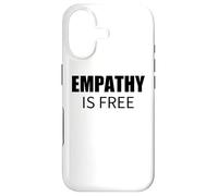 Custodia per iPhone 17 L'empatia è gratis Commento sociale minimalista audace