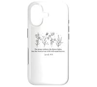 Custodia per iPhone 17 L'erba appassisce il fiore svanisce ma la parola del nostro Dio