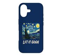 Custodia per iPhone 17 Let It Gogh Swirling Sky Night Art Amante Divertente gioco di parole Tee 1