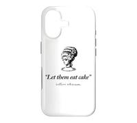 Custodia per iPhone 17 Let Them Eat Cake Marie Antionette Stampa Nera