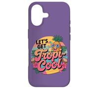 Custodia per iPhone 17 Lets Get Tropi Cool Ananas Occhiali da sole Beach Summer