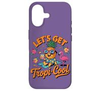 Custodia per iPhone 17 Lets Get Tropi Cool Ananas Occhiali da sole Beach Summer