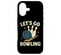 Custodia per iPhone 17 Let's Go Bowling, divertente design sportivo retrò