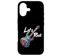 Custodia per iPhone 17 Let's Rock N Roll Guitar Band Funny Rock Ragazze Ragazzi Bambini