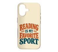Custodia per iPhone 17 Lettore di sport preferito per gli amanti dei libri di lettura divertente