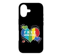 Custodia per iPhone 17 LGBT Pride Month Free Mom Hugs Rainbow Gay LGBTQ