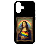 Custodia per iPhone 17 Lgbtq Arcobaleno Monna Lisa Cuore Orgoglio Per L'uguaglianza
