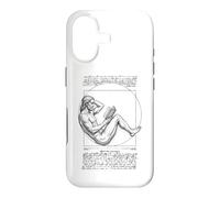 Custodia per iPhone 17 Libro Lettore Vitruviano Uomo Leonardo Da Vinci Libro Vintage