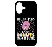 Custodia per iPhone 17 Life Happens Donuts Make It Better
