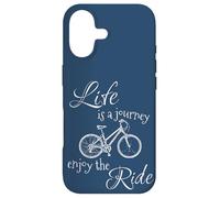 Custodia per iPhone 17 Life is a Journey Enjoy the Ride | Avventura in bicicletta