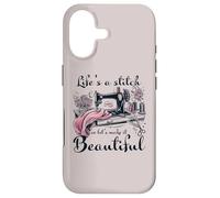 Custodia per iPhone 17 Life Is A Stitch Make It beautiful Quilter Quilting Sewing