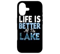 Custodia per iPhone 17 Life is better at the lake - Maglietta da pesca