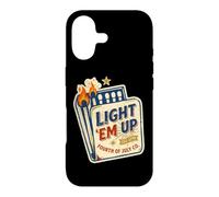 Custodia per iPhone 17 Light Em Up Quarto di luglio patriottico Vintage Matchbook USA