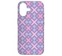Custodia per iPhone 17 Lilac Mauve Pastel Pink Geometric Art Pattern