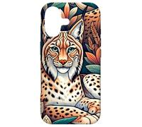 Custodia per iPhone 17 Linci selvatiche tra le foglie