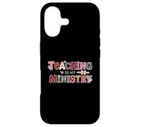 Custodia per iPhone 17 L'insegnamento è il mio ministero Scrapbooking Ransom Nota