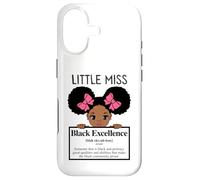 Custodia per iPhone 17 Little Miss Black Excellence Melanina Ragazza Pelle Marrone Ragazze