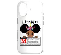 Custodia per iPhone 17 Little Miss Black Girl Magic Melanin M Attenzione Ragazze carine