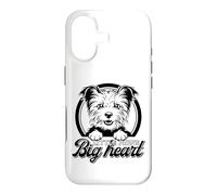Custodia per iPhone 17 Little Paws, Big Heart Happy Yorkshire Terrier amante dei cani