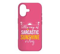 Custodia per iPhone 17 Little Ray of Sarcastic Sunshine Hello Summer Vibes Beach