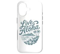 Custodia per iPhone 17 Live Aloha Shaka Surf Wave Ibisco Hawaii DiamondHead Art