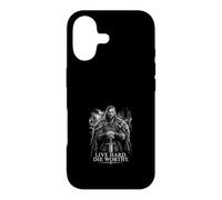 Custodia per iPhone 17 Live Hard - Fustella con spada vichinga, design norreno