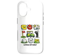 Custodia per iPhone 17 Livelli divertenti del golf Detti divertenti sul golf Nerd geometrici