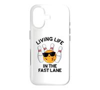 Custodia per iPhone 17 Living Like In The Fast Lane Funny Bowling Pun