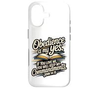 Custodia per iPhone 17 L'obbedienza è il mio sì... osserva i Miei comandamenti Giovanni 14:15