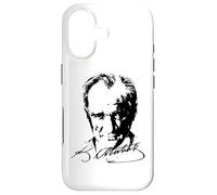 Custodia per iPhone 17 Logo Ataturk, Mustafa Kemal Atatürk firma imza, Türkiye