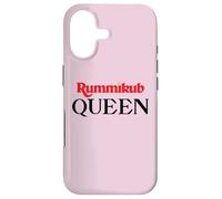 Custodia per iPhone 17 Logo Rummikub Queen con corona reale inchiostro nero nobile