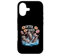 Custodia per iPhone 17 Lontra Chaos Divertente Bagel Combattimento Lontra di Mare Giochi di parole Amante degli animali