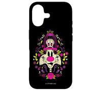 Custodia per iPhone 17 Looney Tunes Dia de los Muertos Sylvester & Tweety Halloween