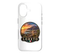 Custodia per iPhone 17 Loreto Tramonto Paesaggio Panoramico Vista Spiaggia