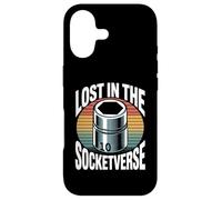 Custodia per iPhone 17 Lost In The Socketverse - Presa da 10 mm, per meccanici di auto