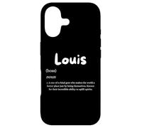 Custodia per iPhone 17 Louis Definition Personalized Name Custom Costume For Louis