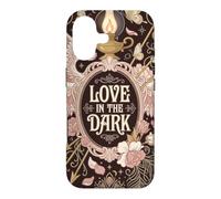 Custodia per iPhone 17 Love in the Dark, arte floreale romantica vintage con ali d'angelo