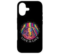 Custodia per iPhone 17 Love Lesbians LGBT bandiera gay transgender alleato arcobaleno mese
