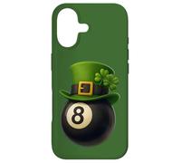Custodia per iPhone 17 Lucky Eight 8 Ball Shirt with Shamrock and Four Leaf Clover