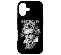 Custodia per iPhone 17 Ludwig Van Beethoven Divertente Compositore Note Musicali Musicista