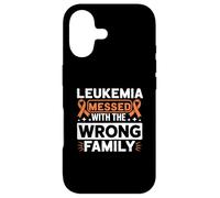Custodia per iPhone 17 Lukemia Messed With Wrong Family Blood Cancer Awareness