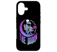 Custodia per iPhone 17 Luna Tarocchi Scheletro Coppia Vintage Gothic Astrologia