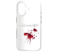 Custodia per iPhone 17 macchia rossa con marmellata umorismo shock mamma