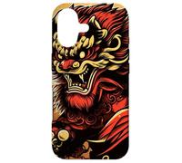 Custodia per iPhone 17 Mad Lion Dance cinese Foo Dog