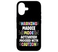 Custodia per iPhone 17 MADDIE Personalized Name Funny Cute Custom MADDIE Name