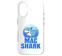 Custodia per iPhone 17 Mae Shark Family Reunion Squad Nome Cognome