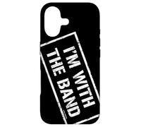 Custodia per iPhone 17 Maglietta con scritta "I'm with the band" - Rock Concert Shirt - Music Band